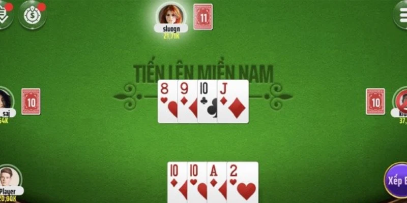 Game bài Tiến lên miền nam luôn nằm trong top yêu thích